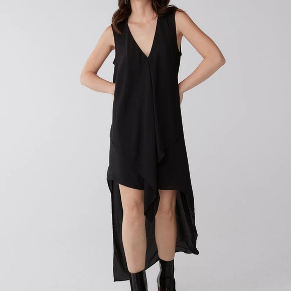 BCBG MaxAzria Tara Cascade Ruffle Dress - Picture 1 of 5